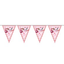 Roze Vlaggenlijn, 6mtr.