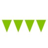 Limegroene Mini Vlaggenlijn, 3mtr.