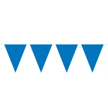 Blauwe Mini Vlaggenlijn, 3mtr.