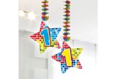 Hangdecoratie Blocks 1 jaar