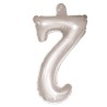 Cijfer Ballon 7 Zilver