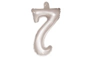 Cijfer Ballon 7 Zilver