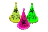 Neon Party Feesthoedjes, 3st.