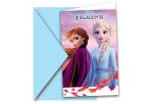 Disney Frozen 2 Uitnodigingen, 6st.