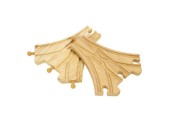 Bigjigs Houten Rails - 3-weg Splitsing, 2st.
