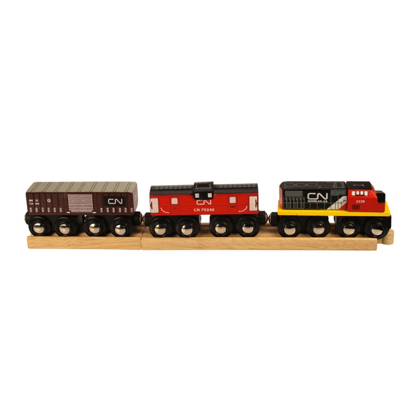Bigjigs Houten CN Trein,5dlg