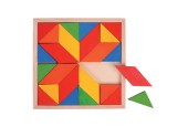 Bigjigs Houten Mozaiekpuzzel, 24dlg.