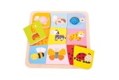 Bigjigs Houten Dieren Patronen Puzzel, 9st.