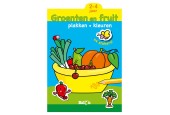 Plakken en Kleuren - Groenten en Fruit, 2-4 jaar