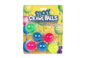 Sticky Balletjes Glow in the Dark, 6st.