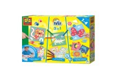 SES My First - 3in1 Vingerverven, Kleuren, Vormen Plakken