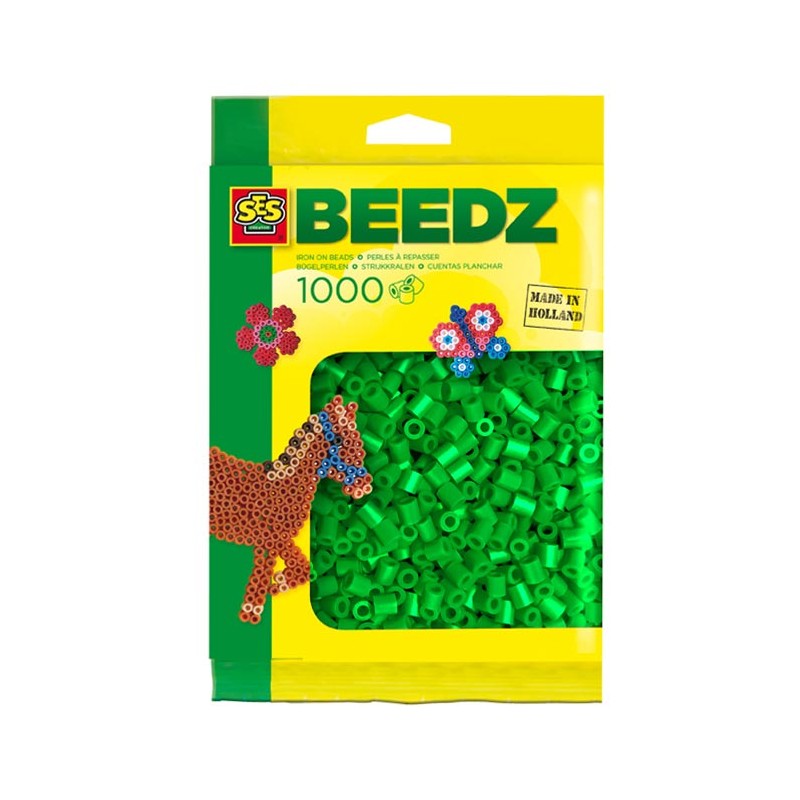 SES Strijkkralen - Groen, 1000st.