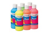 Creall Fluor Plakkaatverf, 6x250ml
