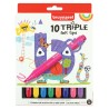 Bruynzeel Kids Triple Viltstiften, 10st.