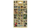 Stickervel Wilde Dieren