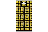 Stickervel Twinkle - Grappige Gezichten