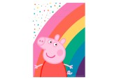 Uitdeelzakjes Peppa Pig, 8st.