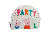 Uitnodigingen Peppa Pig, 8st.