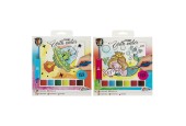 Grafix Verven met water 20x20cm, 15 vel met penseel