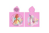 Barbie & Unicorn Handdoek Poncho Katoen, 50x115cm