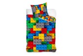 Dekbedovertrek Bricks Basic Katoen, 140x200cm