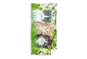 Strandlaken Kittens Katoen, 70x140cm