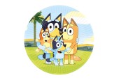Papieren Borden Bluey, 8st.