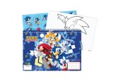 Tekenblok Sonic met Stickers, 40 Vellen