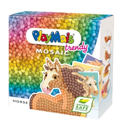 PlayMais Trendy Mosaic Paarden (3.000 Stukjes)
