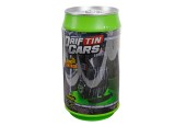 Driftin Cars Mini Raceauto in Blik - Blauw/Wit