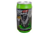 Driftin Cars Mini Raceauto in Blik - Blauw/Wit