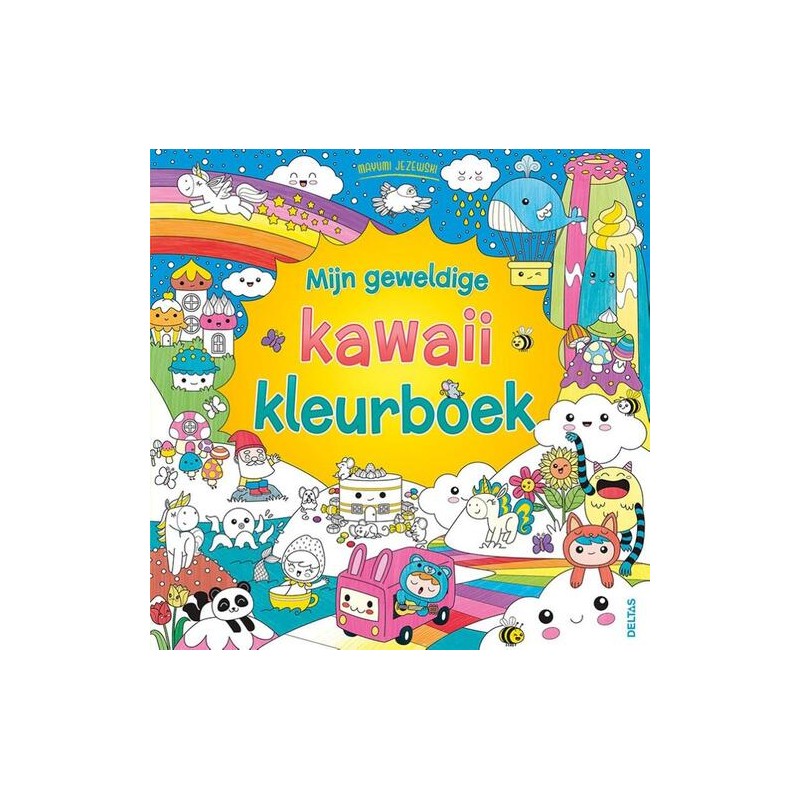 Deltas Mijn geweldige kawaii kleurboek