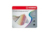 STABILO Aquacolor Metalen Doos, 24st.