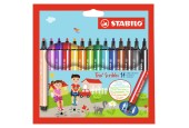 STABILO Trio Scribbi Viltstiften, 14st.
