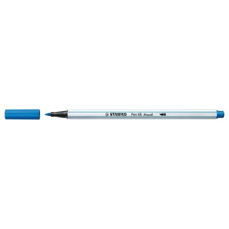 STABILO Pen 68 Brush 41 - Donkerblauw