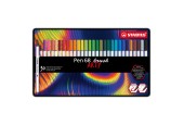 STABILO Pen 68 Brush ARTY Metalen Doos, 30st.