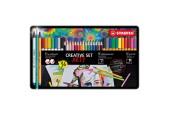 STABILO Creative Set ARTY Metalen Doos Viltstiften, 36st.