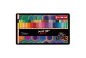 STABILO Point 88 ARTY Metalen Doos Fineliners, 66st.
