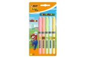 BIC Super Mario Markeerstiften, 5st.
