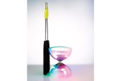 Diabolo met LED verlichting en Aluminium Stokken