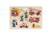 Goki Noppenpuzzel Brandweer