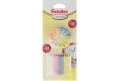 Metaltex Cake set de bougies 24 bougies + 12 supports