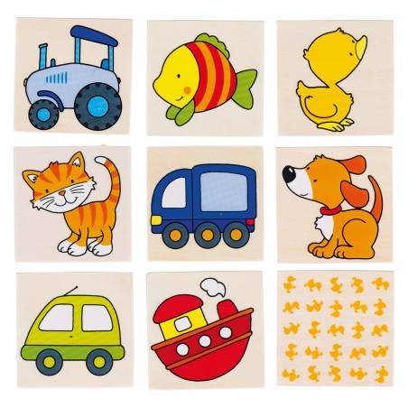 Goki Mijn eerste Houten Memo, 16dlg.