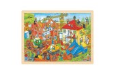 Goki Houten Legpuzzel - Bouwplaats, 96st.