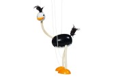 Goki Houten Marionette Struisvogel