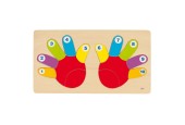 Goki Houten Telpuzzel Hand, 14st.