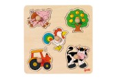 Goki Houten Noppenpuzzel Boerderij