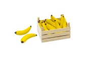 Goki Houten Bananen in Kist, 10dlg.
