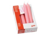 Goki Kaarsjes Roze, 10st.