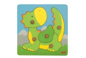 Goki Houten Noppenpuzzel Draak, 5st.